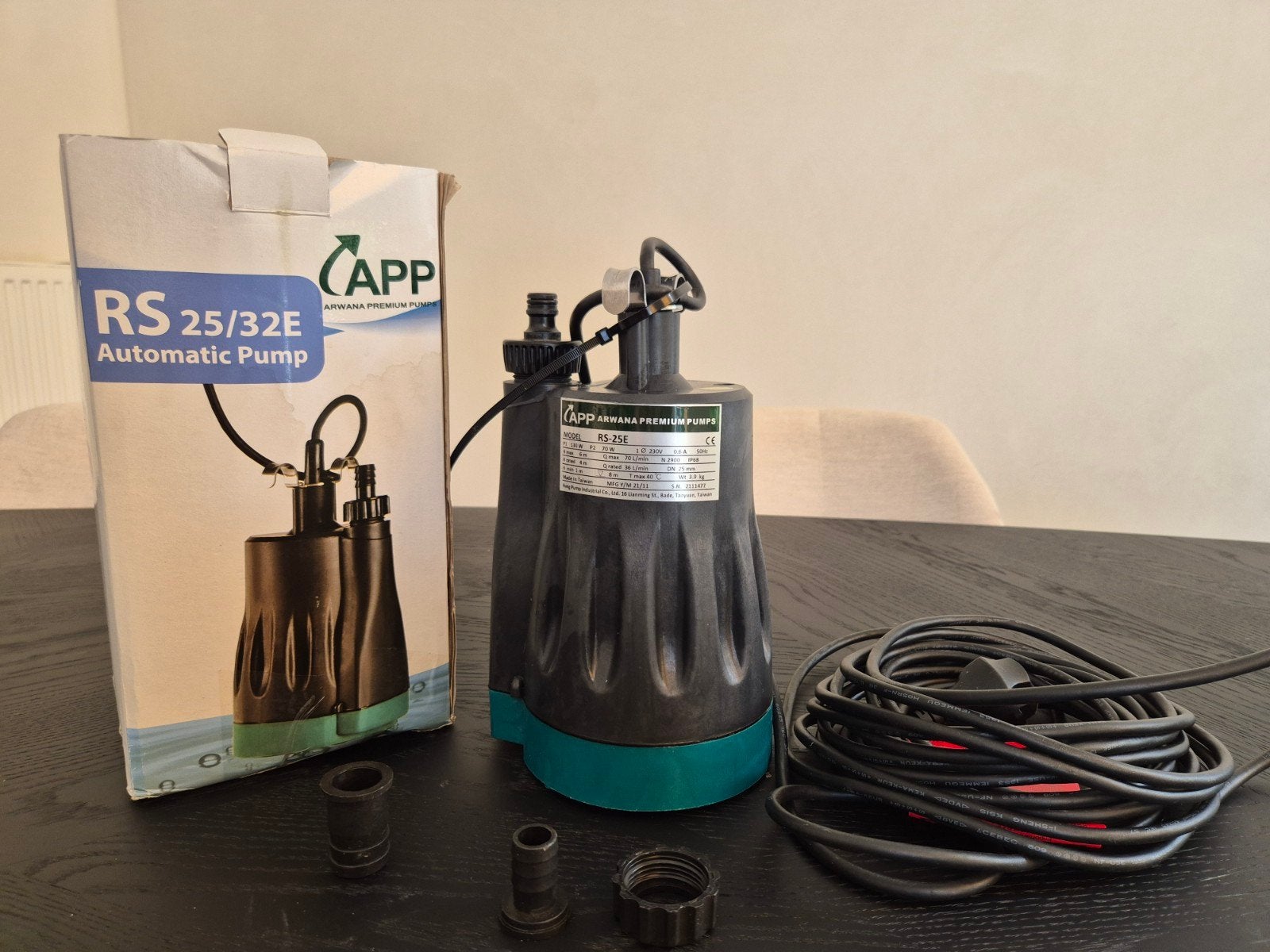 Dompelpomp van APP RS25/32S, Jardin & Terrasse, Pompes à eau, Enlèvement, Comme neuf, Pompe à eaux claires
