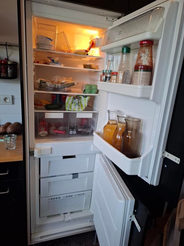 Ingebouwde frigo en vriezer, Ophalen