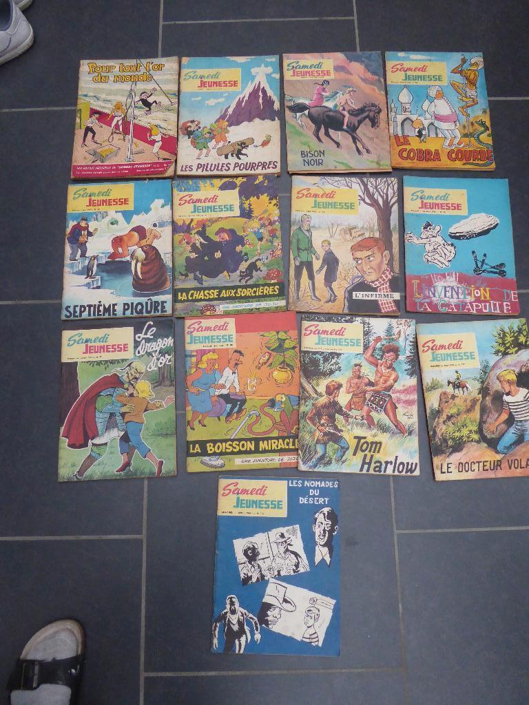 samedi jeunesse  13 mensuels année  60', Boeken, Meerdere stripboeken, Ophalen of Verzenden, Gelezen