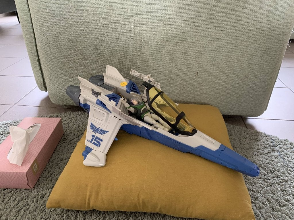 Ruimteschip Buzz Lightyear, Kinderen en Baby's, Ophalen of Verzenden, Zo goed als nieuw