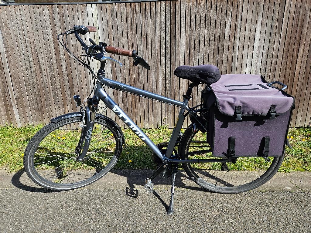 Electrische herenfiets, Fietsen en Brommers, Gebruikt, 50 km per accu of meer, 55 tot 59 cm, Ophalen