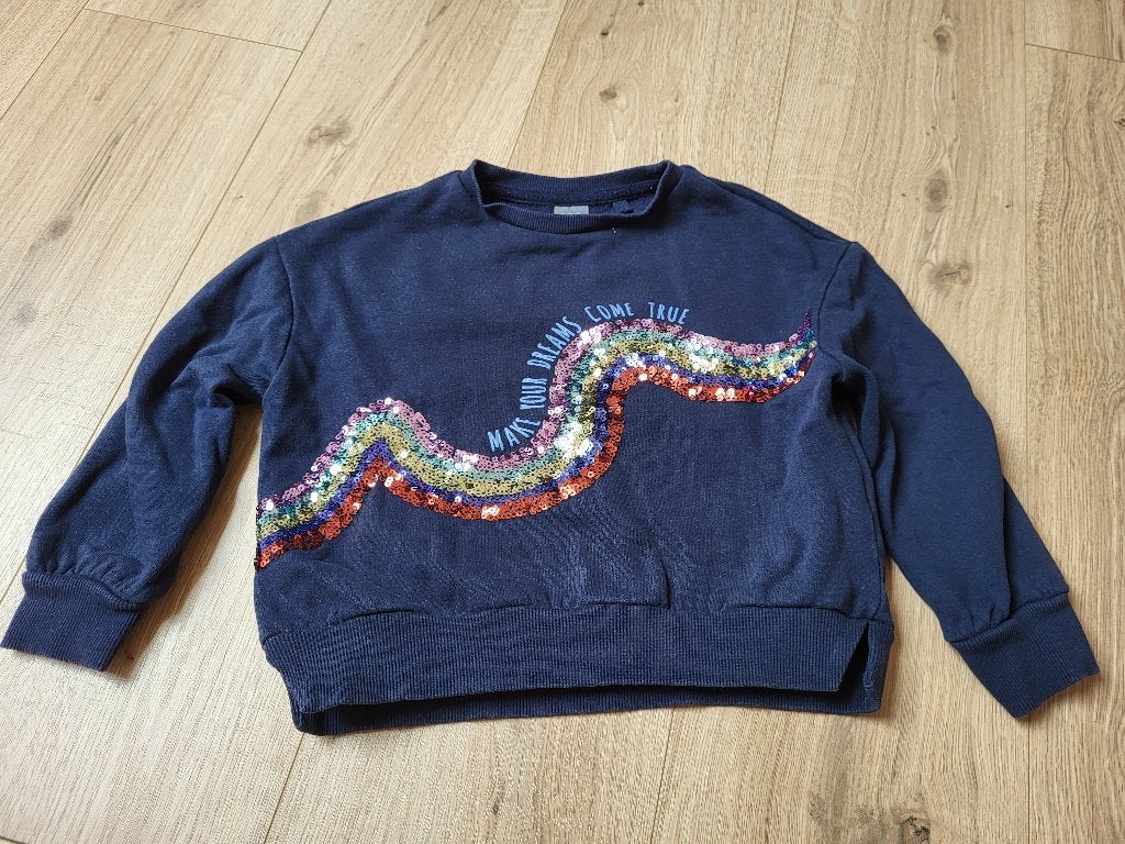Trui Next maat 104, Kinderen en Baby's, Kinderkleding | Maat 104, Meisje, Trui of Vest, Ophalen of Verzenden, Zo goed als nieuw