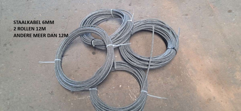 STAALKABEL 6MM EN 10MM, Enlèvement ou Envoi, Neuf