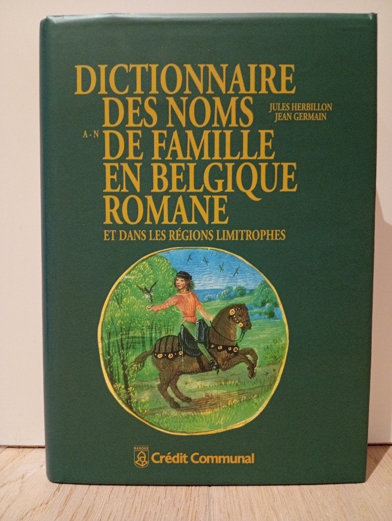 Dictionnaire des noms de famille en Belgique Romane, Livres, Enlèvement ou Envoi, Comme neuf, Français, Autres éditeurs