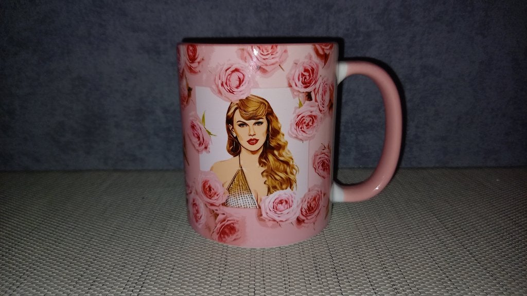 Taylor Swift mok, Ophalen of Verzenden, Zo goed als nieuw, Gebruiksvoorwerp