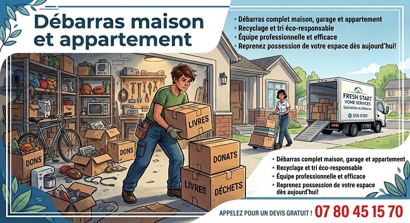Débarrasse Maison vide, Maison