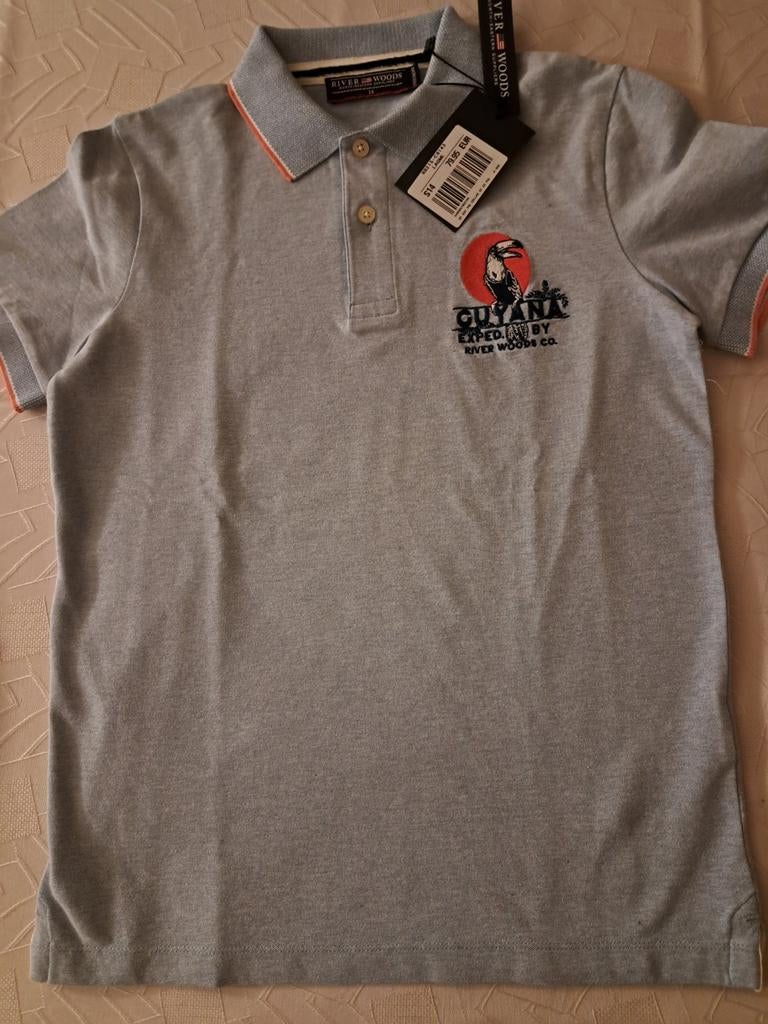 Nieuwe polo jongen River Woods 14j M164, Kinderen en Baby's, River Woods, Nieuw, Ophalen of Verzenden, Shirt of Longsleeve
