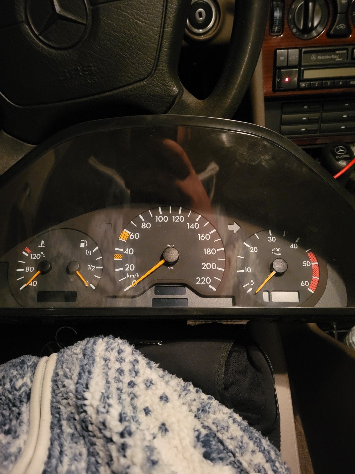 w202 instrumentencluster, Auto-onderdelen, Ophalen of Verzenden, Gebruikt, Mercedes-Benz
