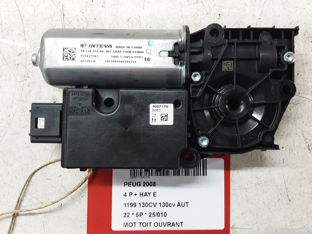 SCHUIFDAK MOTOR 2008 (UD / UK / UR / US / UX) (9825641680), Gebruikt, Mevr. I. Hauben, Rue de l'Espoir 34 34
4030  GRIVEGNÉE, BE