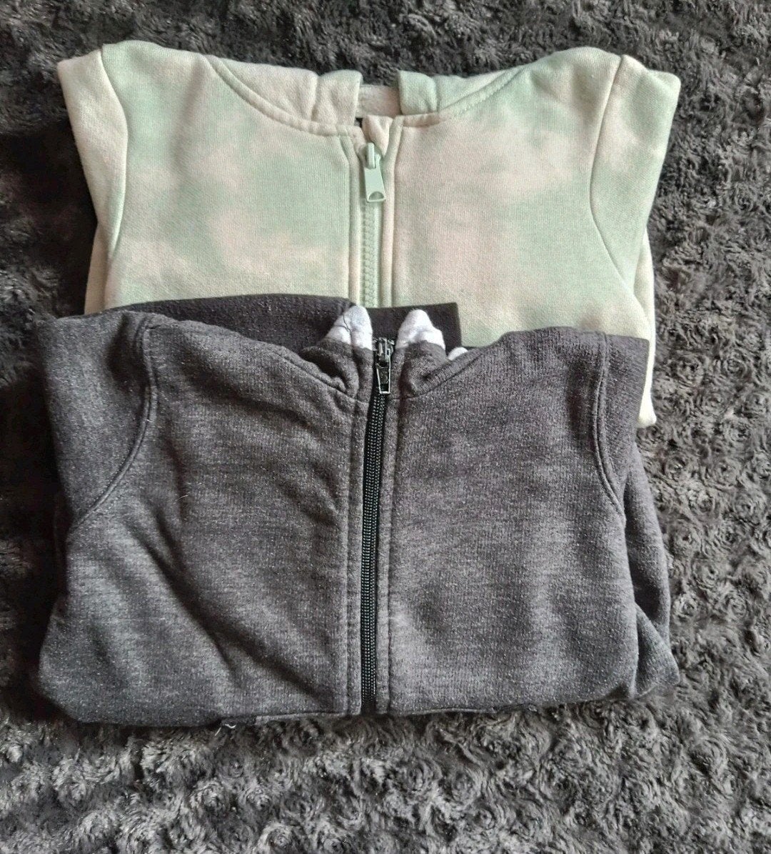 Lot 3 jaar oude vesten met capuchon en ritssluiting, Ophalen of Verzenden