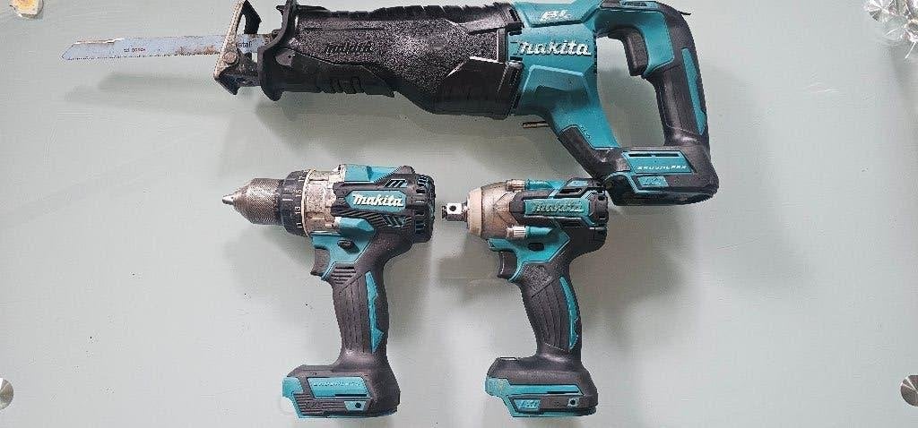Makita lot accu machines, Ophalen, Gebruikt