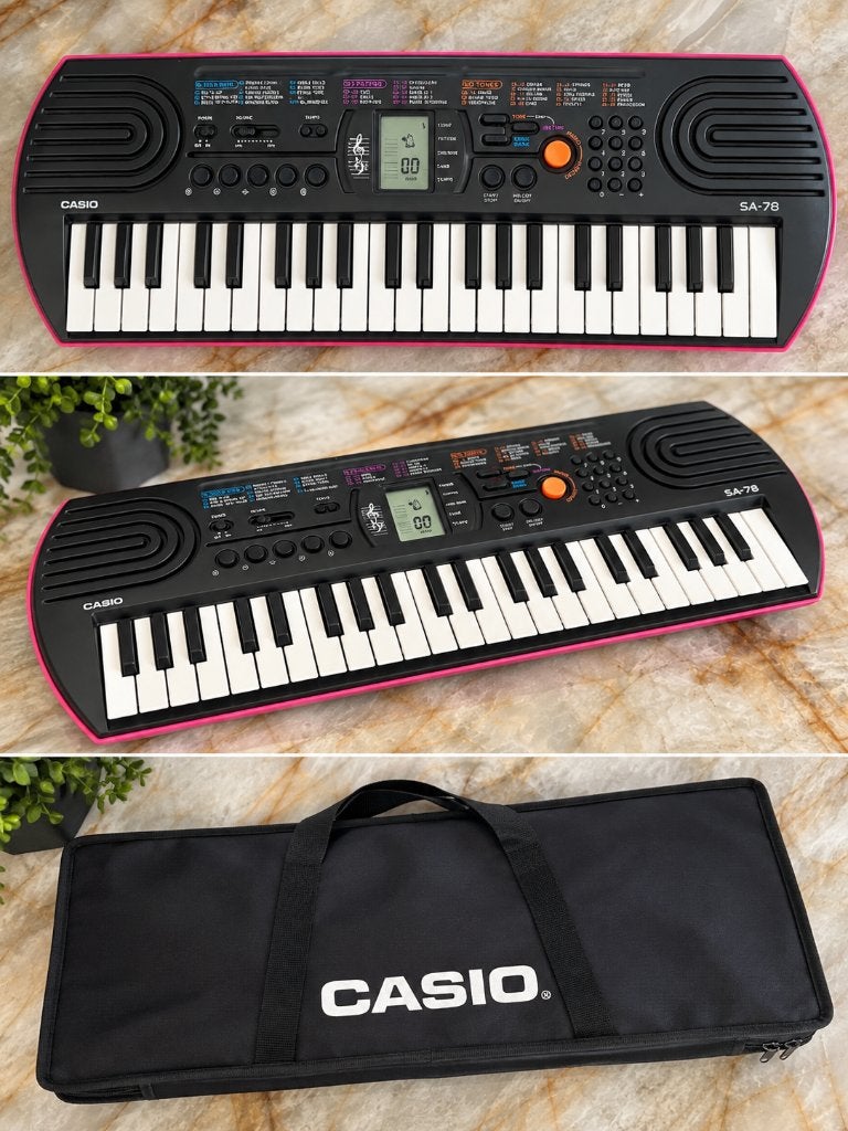 Casio SA-78 Keyboard + originele Casio tas, Ophalen of Verzenden, Zo goed als nieuw, 49 toetsen, Casio