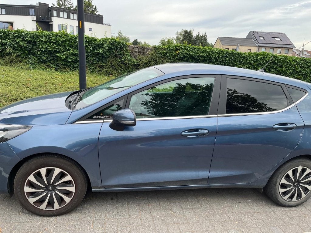 Fors fiësta 1.0 ecoboost Titanium 125pk winterpack, Auto's, Voorwielaandrijving, Stof, Stuurwielverwarming, Blauw