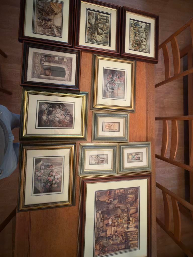 Anton Pieck collectie 3D schilderijen (11 stuks), Ophalen