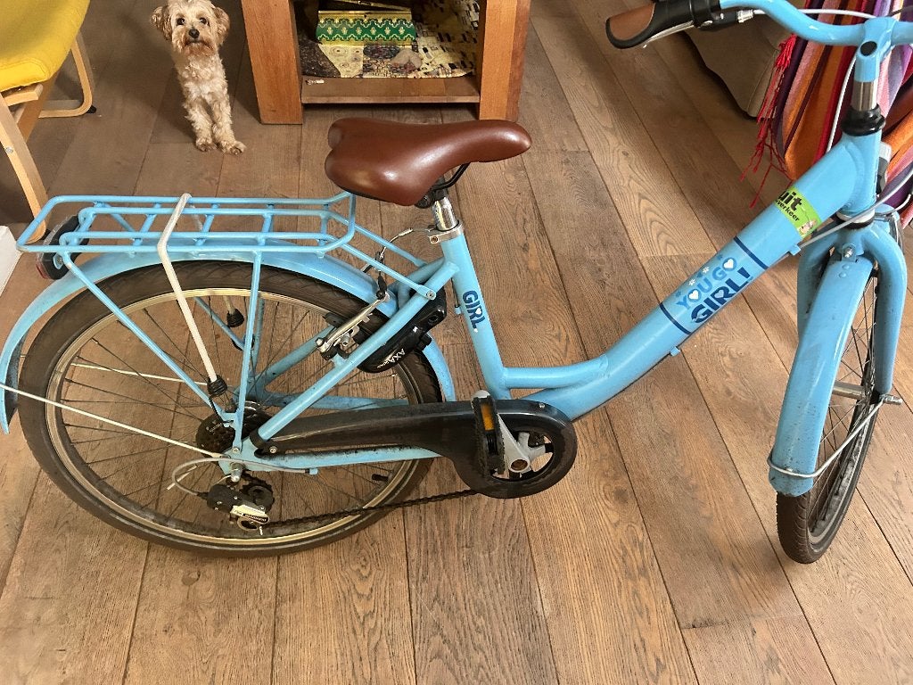 Meisjesfiets, 24 pouces, Frein à main, Enlèvement, Frein à disque