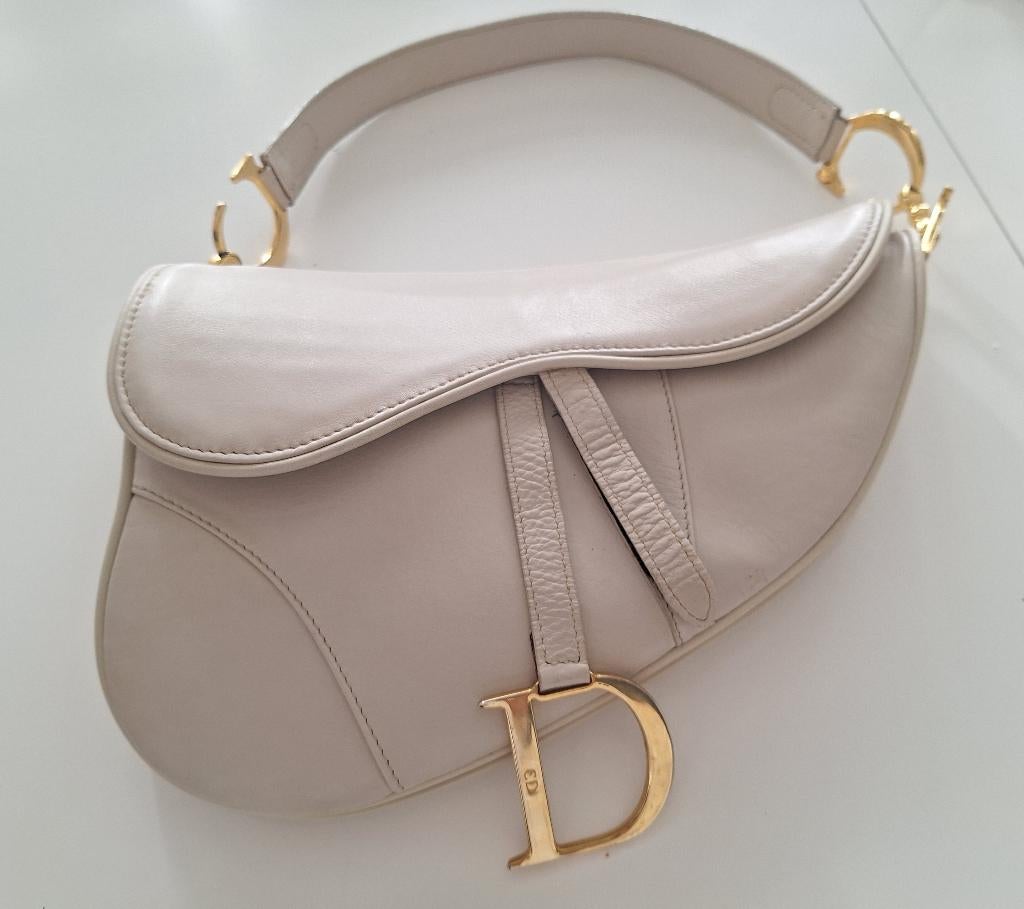 Tas - ECRU (gebroken wit), Ophalen of Verzenden, Zo goed als nieuw, Wit, Handtas
