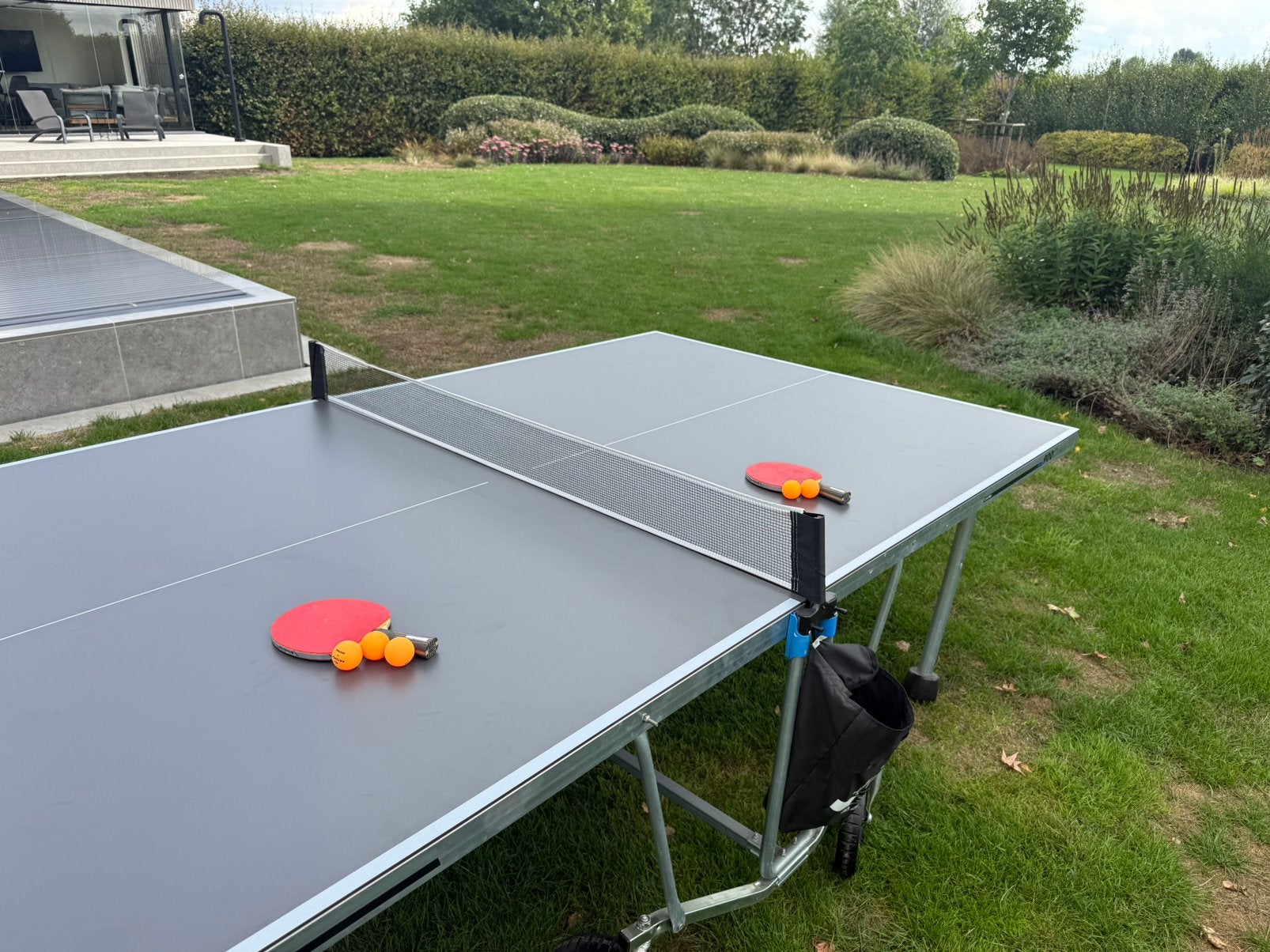 Artengo Roll'Outdoor 900 (PPT 900) outdoor tafeltennistafel, Sport en Fitness, Tafeltennis, Ophalen, Zo goed als nieuw, Tafel Outdoor