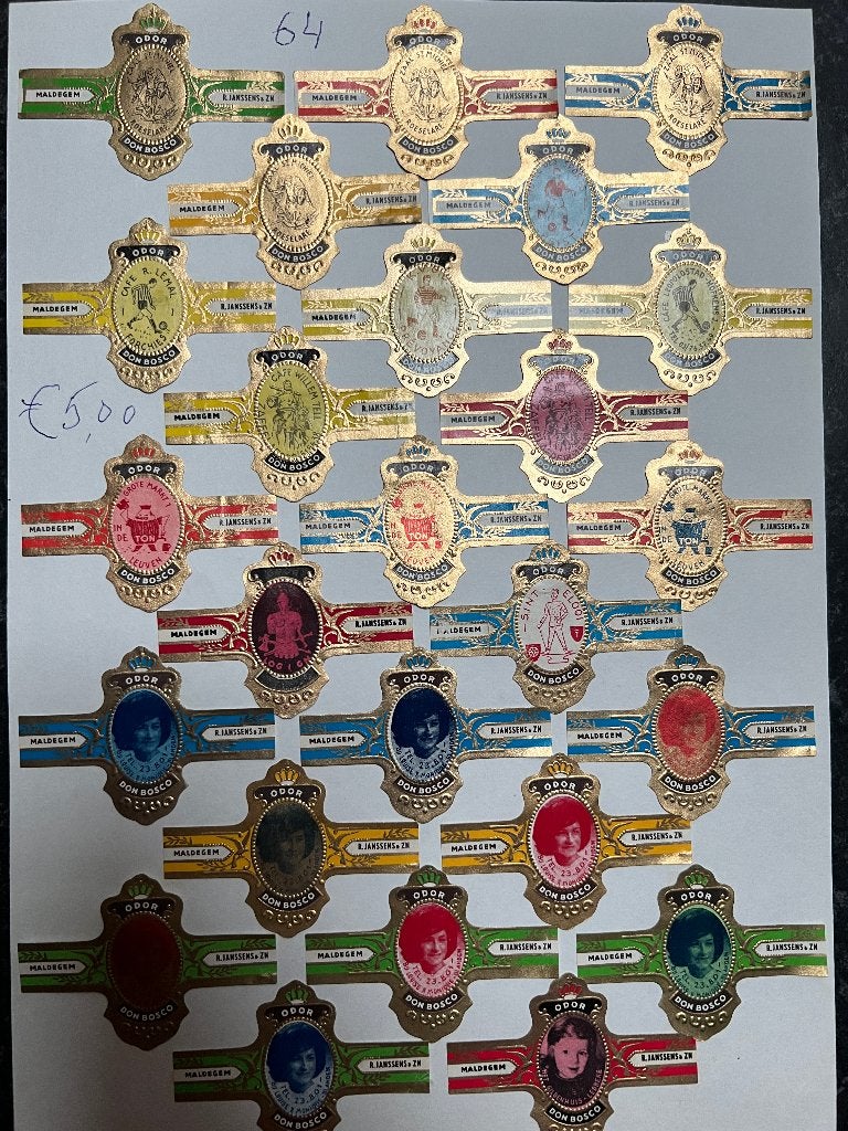 SIGARENBANDEN, Ophalen of Verzenden, Sigarenbandjes