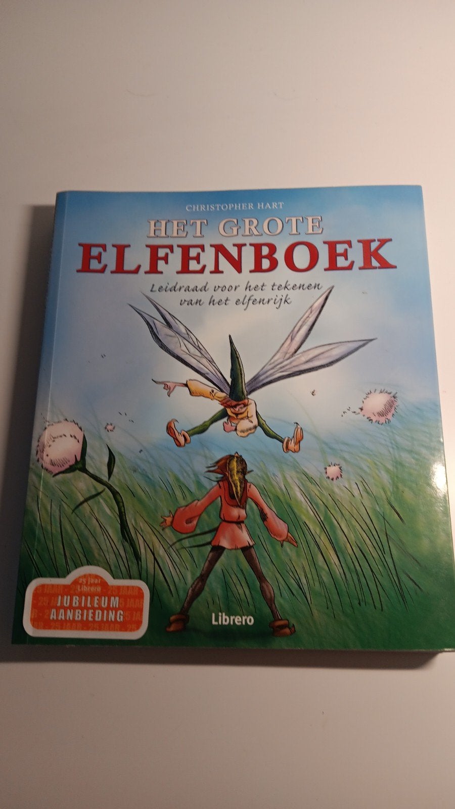 Tekenboek elfen, Ophalen of Verzenden, Zo goed als nieuw, Boek of Gids