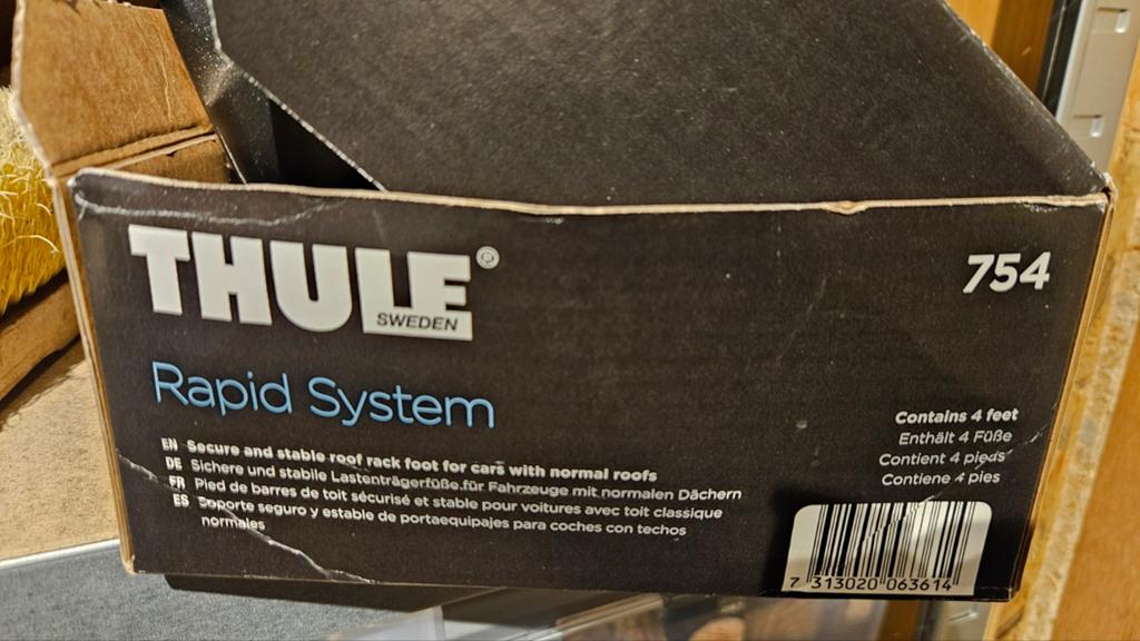Thule rapid systemen 754, Ophalen