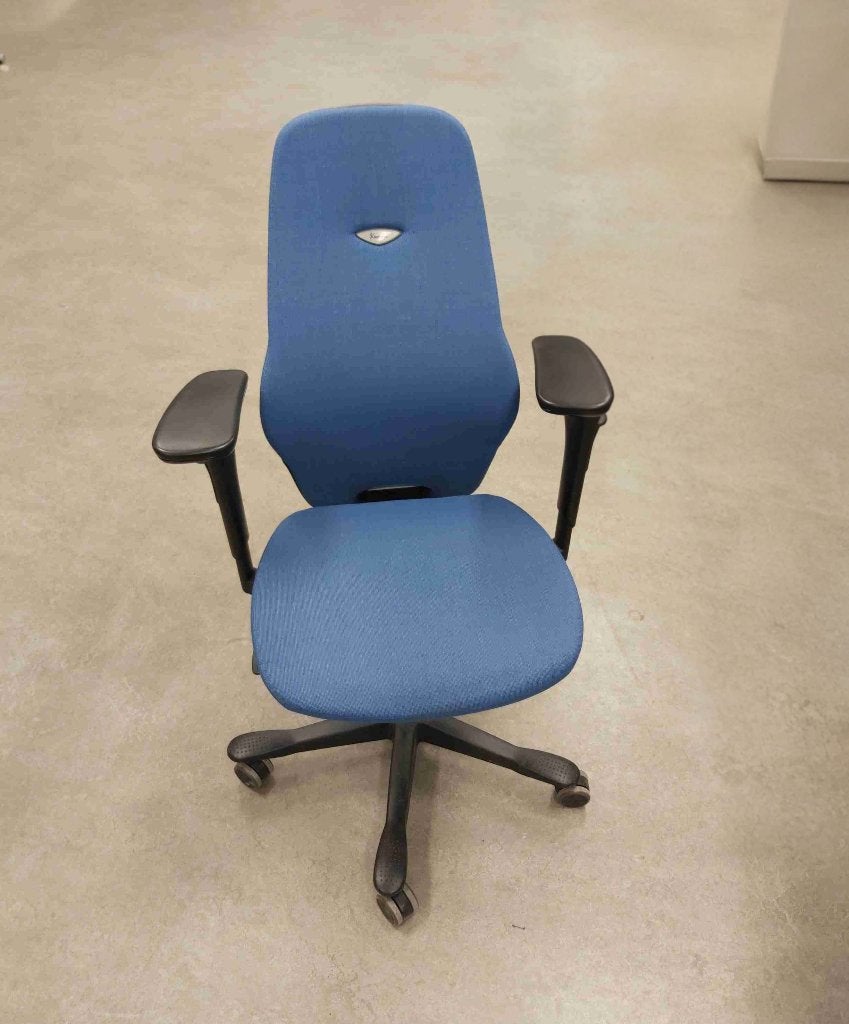 Fauteuil de bureau ergonomique Kinnarps PLUS 6000, Maison & Meubles, Chaises de bureau, Comme neuf, Enlèvement, Ergonomique, Bleu