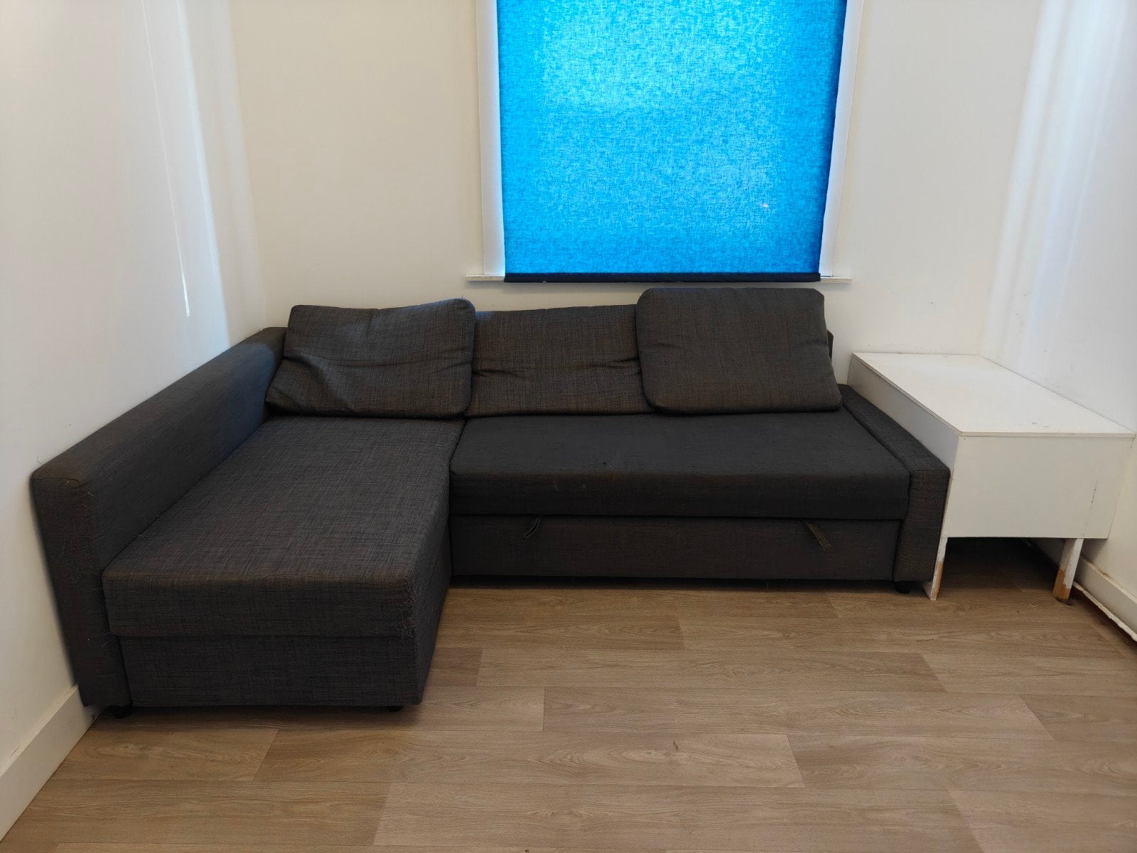 ikea zetelbed FRIHETEN, Ophalen, Gebruikt, 90 cm, Tweepersoons