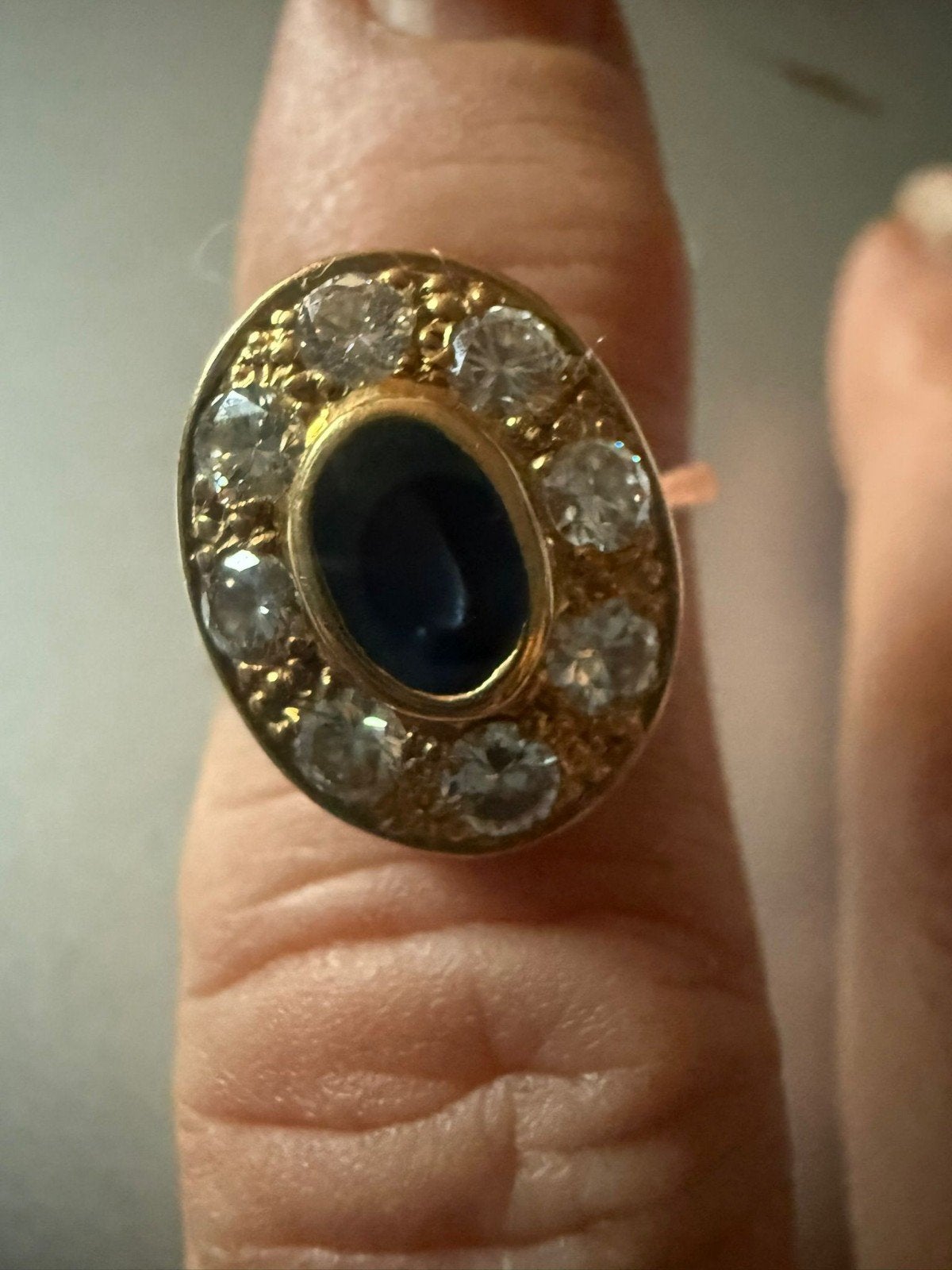 Gouden ring 18 karaat met certificaat, Handtassen en Accessoires, Ringen, Ophalen