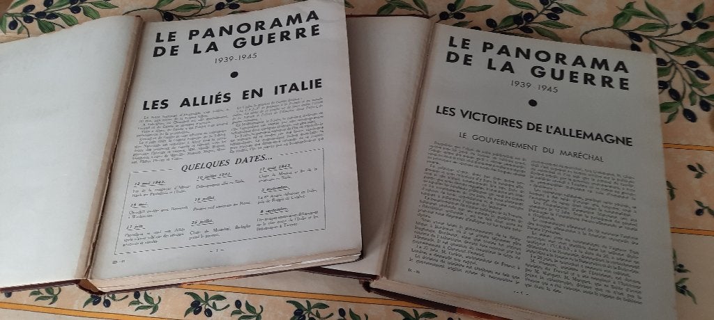 2 tomes guerre 1939 - 1945 ., Enlèvement ou Envoi, Avant 1940, Utilisé, Général
