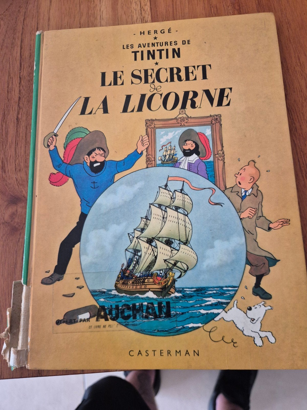 BD tintin, Livres, Enlèvement