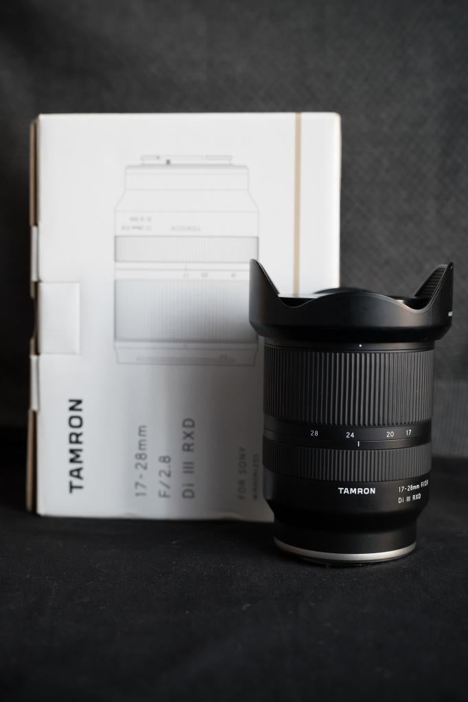Tamron 17-28mm f2.8 Di III RXD Sony E – Als nieuw! Met doos, Ophalen of Verzenden, Zo goed als nieuw, Groothoeklens, Zoom