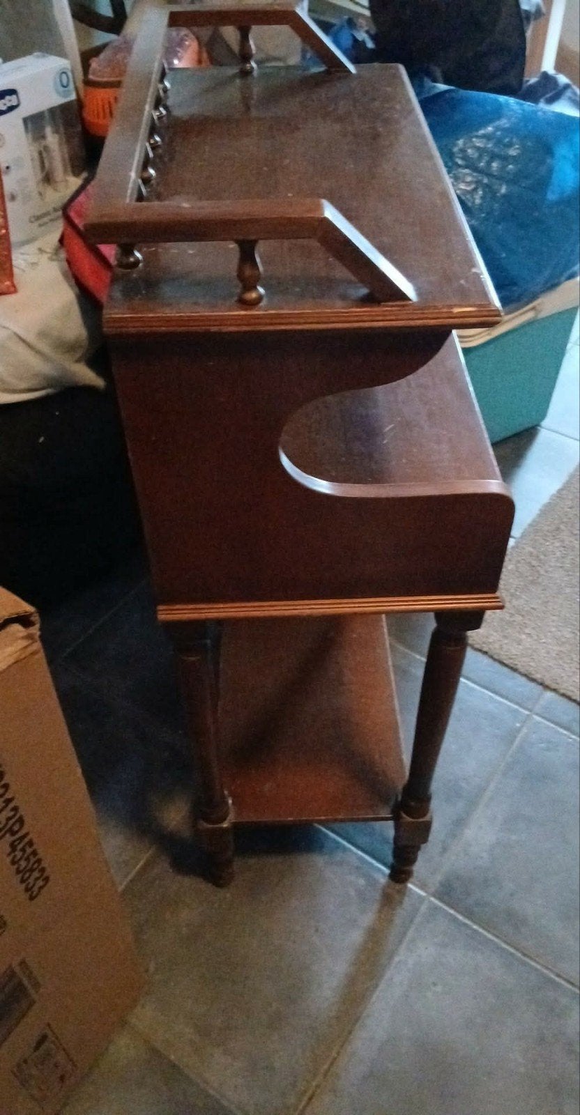 ancien meuble en bois en très bon etat avec tiroir, Antiquités & Art, Enlèvement