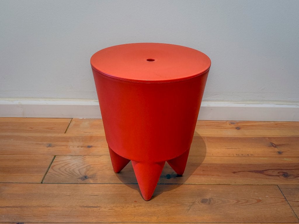 Philippe Starck Bubu 1er designkruk / opbergbox – Rood, Ophalen, Gebruikt, Kunststof