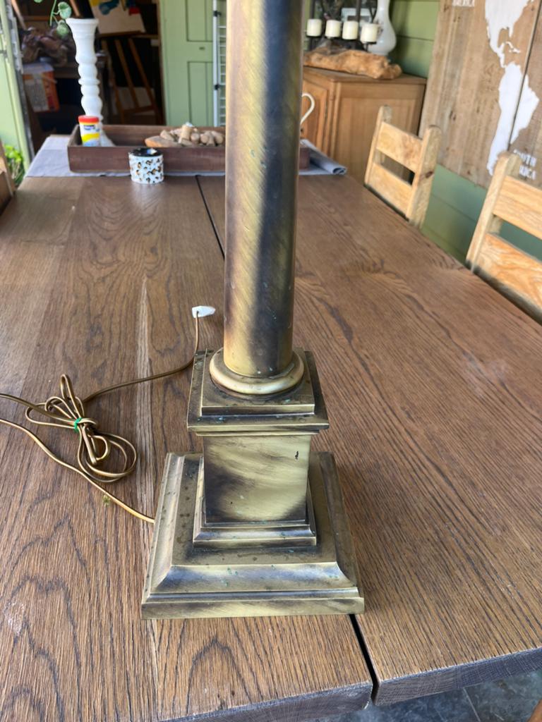 Zware staande lamp, Ophalen