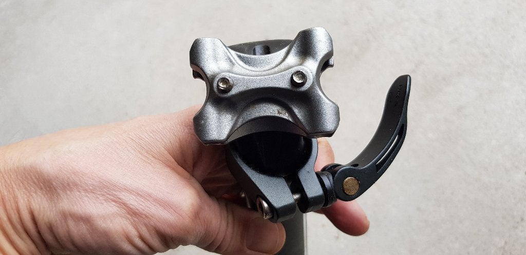Scott aluminium zadelpen 31.6 x 400mm met snelspanner, Ophalen of Verzenden, Gebruikt, Overige typen