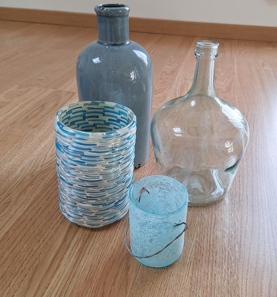 Decoratie wit - blauw, Huis en Inrichting, Ophalen