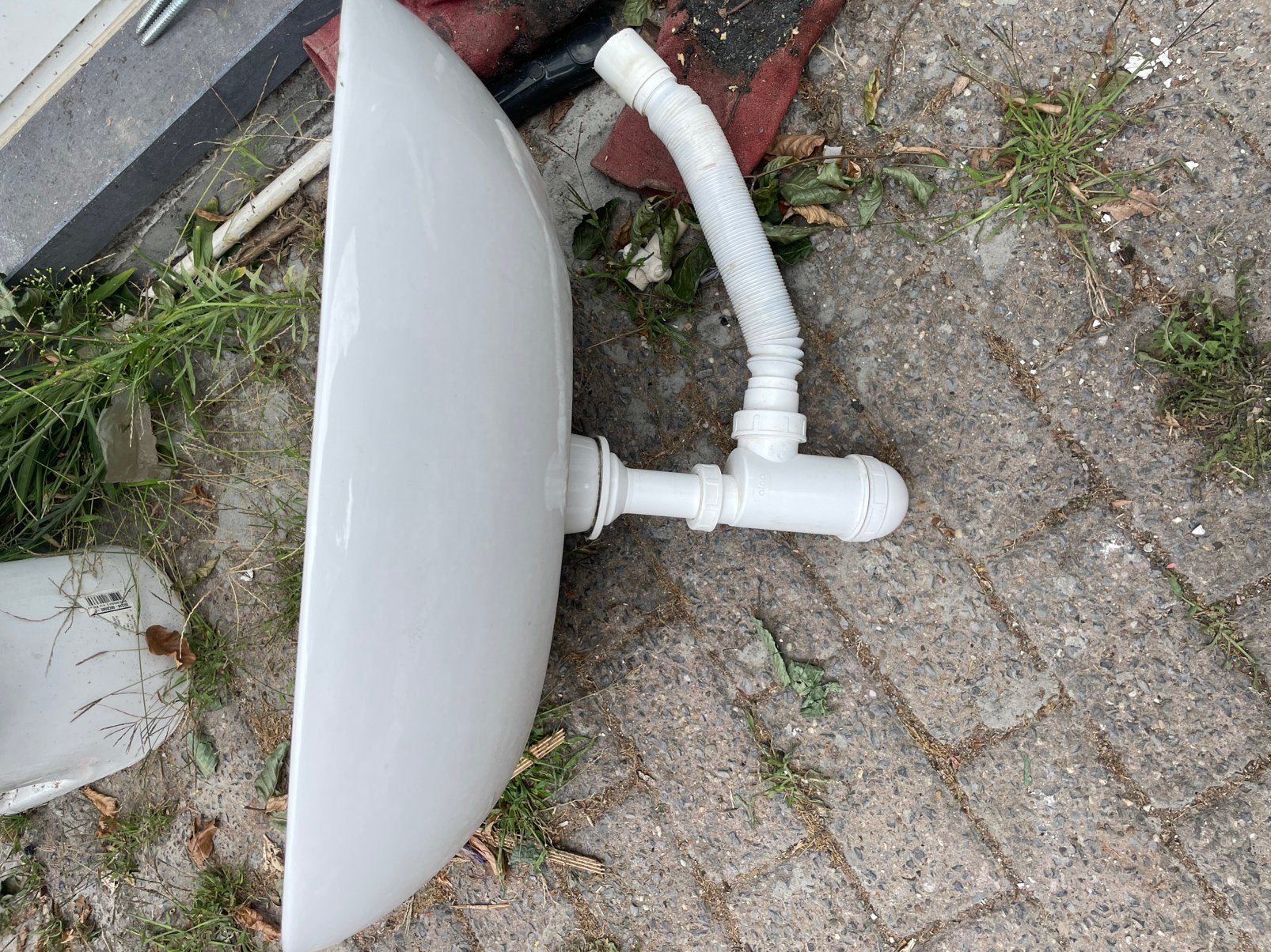 Lavabo, Doe-het-zelf en Bouw, Ophalen, Gebruikt, Steen, Overige typen