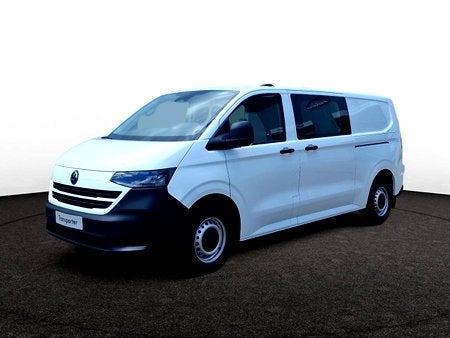 Volkswagen Transporter T7 30 Fou Lwb Dsl Transporter Dubbelc, Auto's, Volkswagen, Automaat, Monovolume, Wit, Diesel