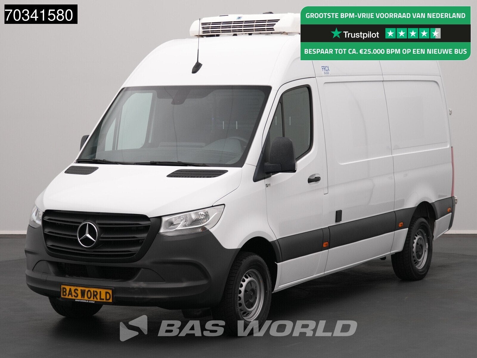 Mercedes Sprinter 317 CDI Automaat Koelwagen Vriezer 170PK L, Automaat, Stof, Gebruikt, Euro 6