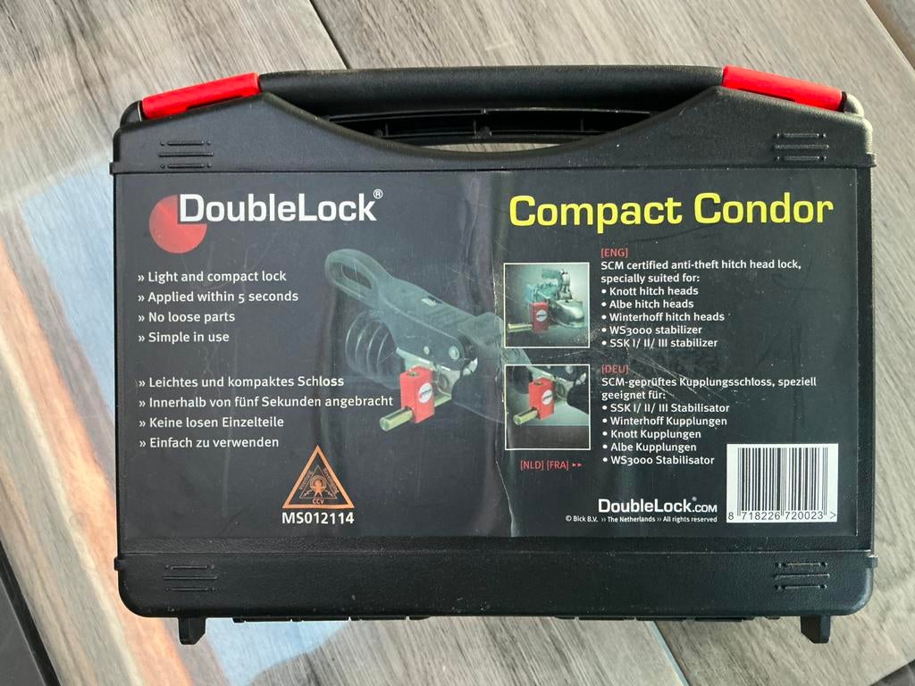 Doublelock disselslot, Enlèvement, Comme neuf