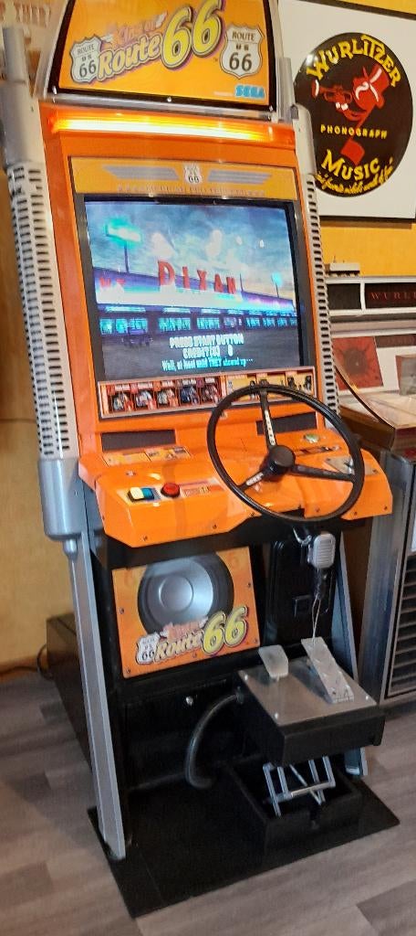 JEU D'ARCADE « KING OF ROUTE 66 » SEGA, Autres modèles, 1 joueur, À partir de 7 ans, Course et Pilotage
