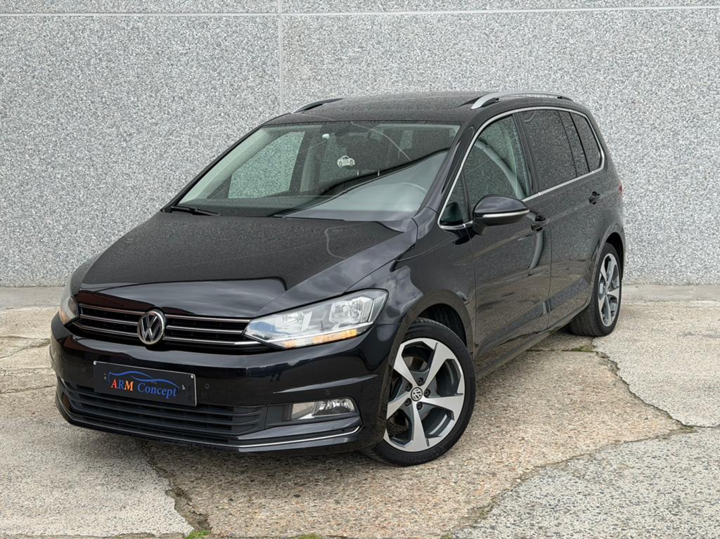 Volkswagen Touran 2.0 TDI diesel 2016 EURO 6b 5pl Pano/cuir, Autos, Achat, Euro 6, Entreprise, Noir