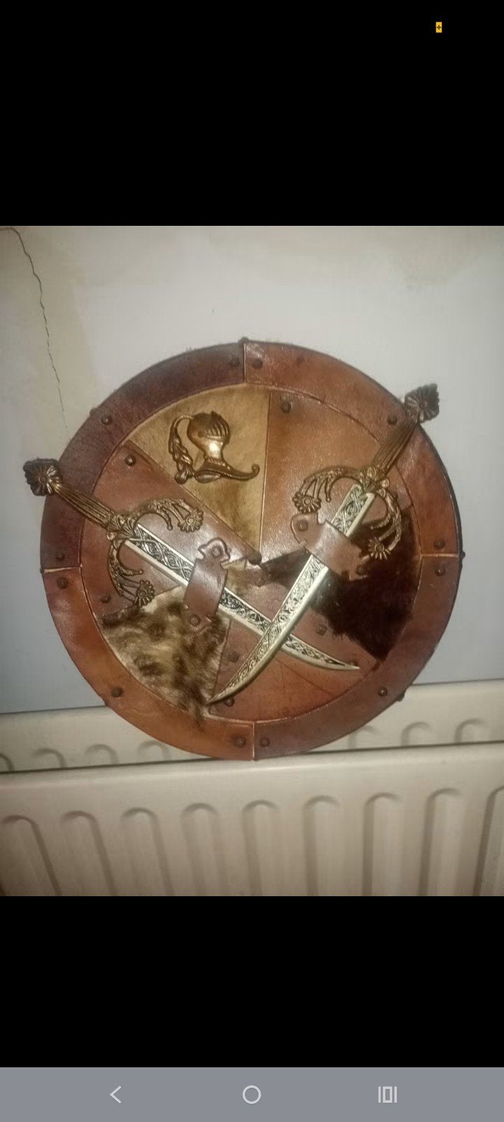 vintage Spaans heraldistisch wapenschild, Ophalen