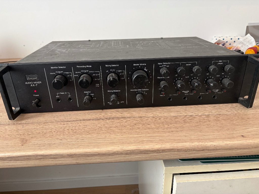 Sansui AX-7 Audio Mixer, Ophalen, Gebruikt, Minder dan 5 kanalen, Microfooningang