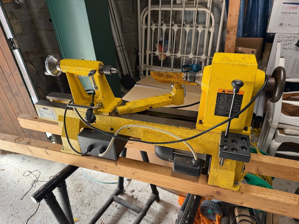Tour à bois Woodfast M305X, Enlèvement, Utilisé, Bois, Outillage ou Accessoires