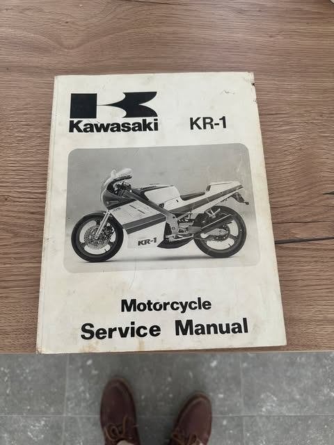 Manuel d'entretien de la moto Kawasaki KR-1, Enlèvement ou Envoi, Kawasaki