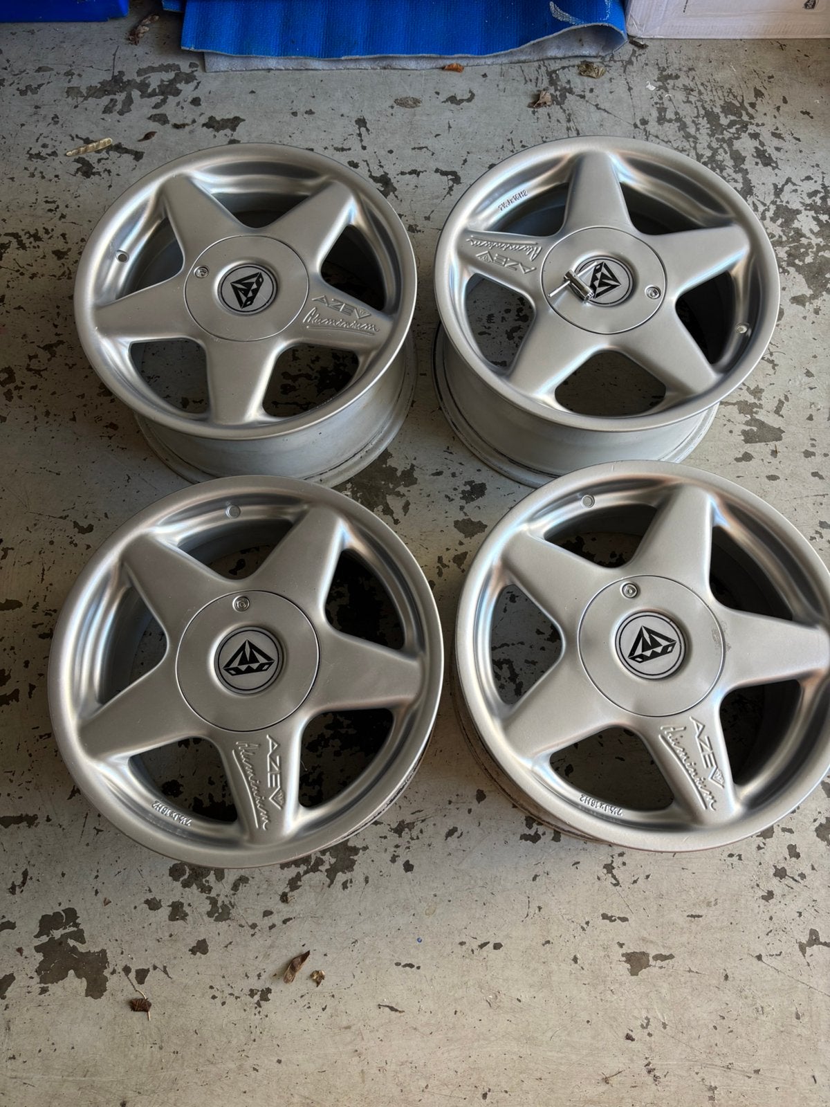 Azev velgen 16x7. 4x100 et35 voor toyota mr2  aw11 enz, Ophalen, Gebruikt, Velg(en), 16 inch