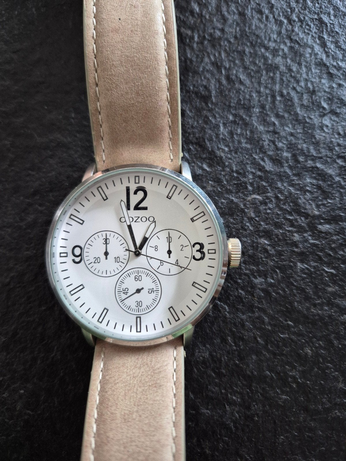 Dames polshorloge Fossil Ozoo, Handtassen en Accessoires, Ophalen, Leer, Staal, Fossil