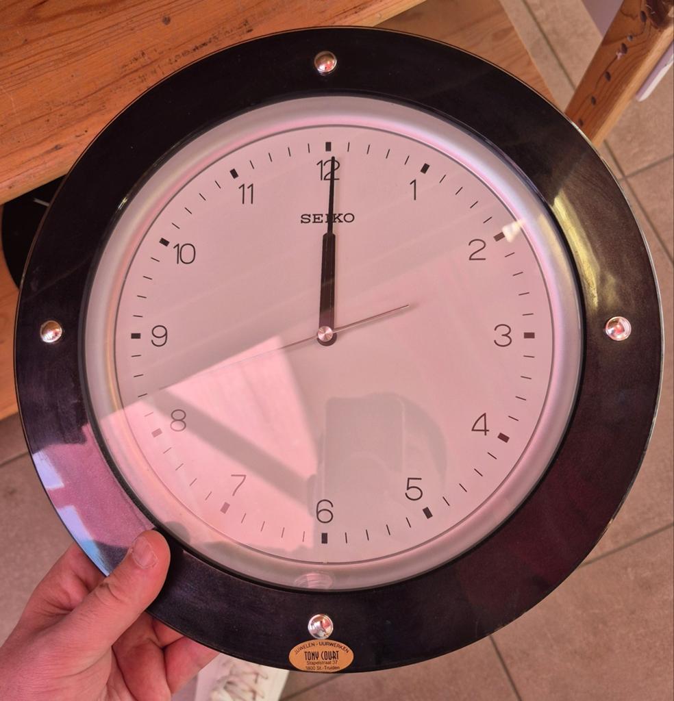 seiko wandklok orgineel, Ophalen of Verzenden, Seiko