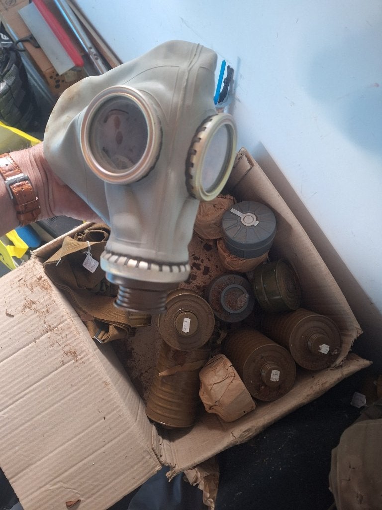 Gasmasker met patronen, Ophalen, Overige soorten