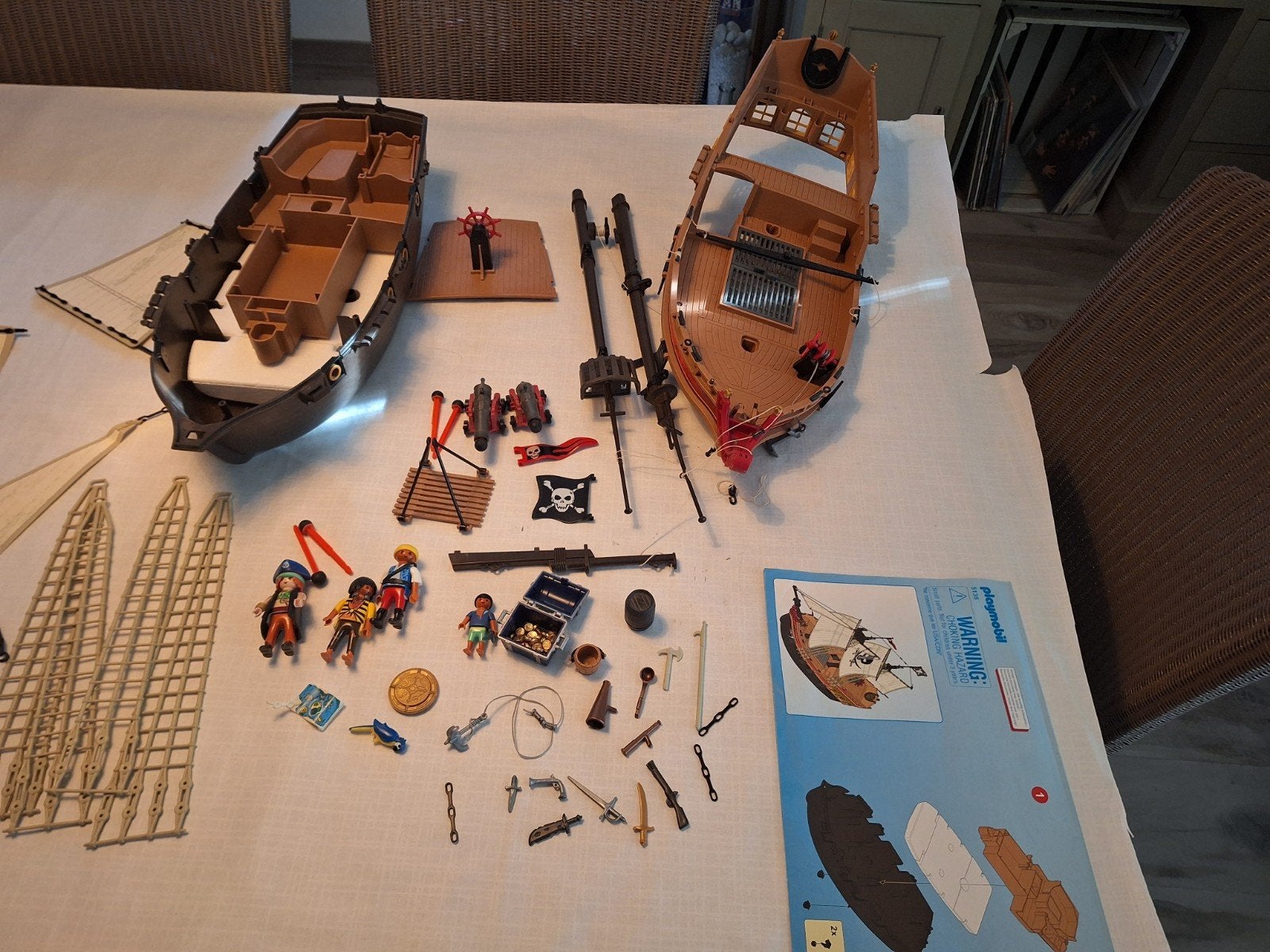 Playmobil piratenschip 5135, Kinderen en Baby's, Ophalen of Verzenden, Zo goed als nieuw, Complete set
